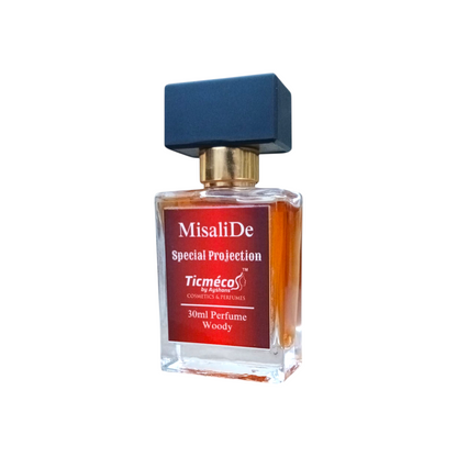 MisaliDe Best unisex fragrance with earthy sandalwood, musk, and smoky oud, woody, and amber notes in Pakistan | Inspired By MTJ
