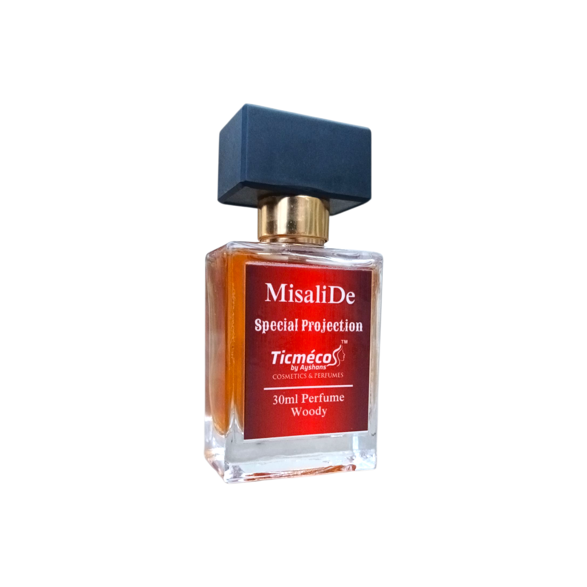 MisaliDe Best unisex fragrance with earthy sandalwood, musk, and smoky oud, woody, and amber notes in Pakistan | Inspired By MTJ